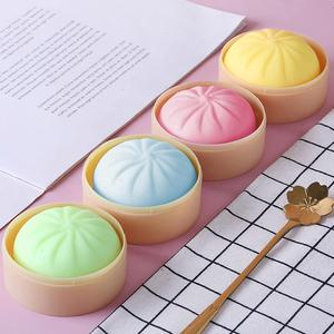 Balle anti-stress souple en forme de dumpling, jouet extensible et moelleux, outil sensoriel pour l'autisme, l'ADHD, la concentration et l'exercice de la préhension manuelle, pour les 5 à 7 ans, unisexe - Product Image 4