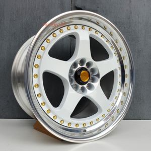 Gran oferta, Blanco pulido, gris plateado, 16 17 18 19 pulgadas, 5x114,3, diseño de remaches, llantas de aleación de coche para ruedas <span class=keywords><strong>Nissan</strong></span> <span class=keywords><strong>GTR</strong></span> <span class=keywords><strong>R35</strong></span> R34 - Product Image 4