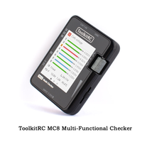 Testeur multifonctionnel de batterie ToolkitRC MC8 2-8S LiPo, équilibreur PWM/PPM/SBUS, lecteur USB-C, charge rapide 20W pour modèle RC