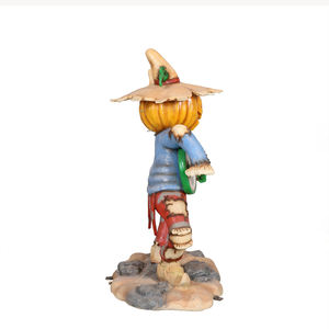 3D tamaño <span class=keywords><strong>grande</strong></span> Color Halloween carnaval fibra de vidrio calabaza espantapájaros jugando <span class=keywords><strong>Banjo</strong></span> - Product Image 5
