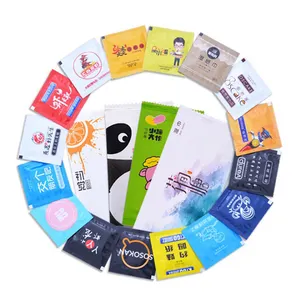 Custom Logo Wet Wipes Travel Single Pack Individual Hand Wipes Refreshing Restaurant Wet Wipes Non-Woven Cleansing Wet Tissue