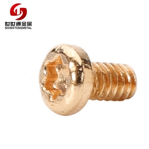 Offre Spéciale Chine Appareils Accessoires Standard <span class=keywords><strong>Rose</strong></span> Plaqué Or Petit Électroménager Vis - Product Image 4