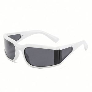 Custom Logo Unique Vintage White Curved Shield <b>Sunglasses</b> for Women Small <b>Square</b> Sport <b>Sunglasses</b> - Product Image 6