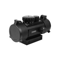 Lunette de visée tactique LUGER 1x40 Red Green Dot avec capuchon de protection, 5 niveaux de luminosité par couleur, compatible avec les rails de 11 mm/20 mm