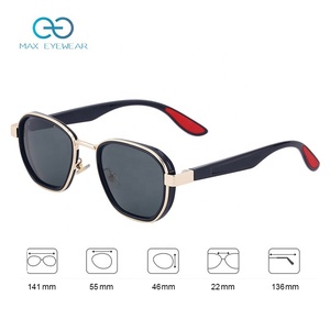 Wholesale Luxury Retro Polarized <b>Sunglasses</b> Men UV400 Protection Small Oval Frame <b>Sunglasses</b> Shades - Product Image 5