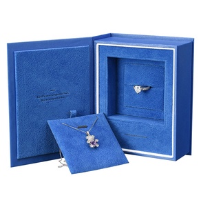 Luxury Custom Logo Cardboard <strong>Gift</strong> Box for Jewelry <strong>Featuring</strong> Matt Lamination Embossing UV Coating Printing Handlings - Product Image 1