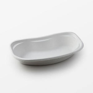 Polpa biodegradabile 700 ml Emesis rene bacinella usa e getta in cartone usa e getta piatti a forma di rene piatto a forma di rene - Product Image 2