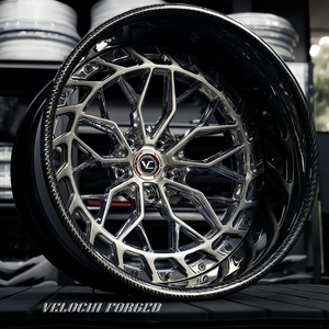 ล้อเวโลชี คาร์บอนไฟเบอร์ฟอร์จ 5x130 5x114.3 ขนาด 16-24 นิ้ว ดีไซน์เว้าลึก สำหรับรถสปอร์ตหรูหรา ยูรุส - Product Image 1