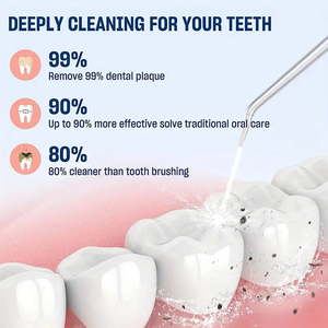 OEM Custom Water Flosser IPX7 Cordless irrigatore orale denti elettrici pulisci acqua filo interdentale Pick apparecchio per la cura orale - Product Image 5