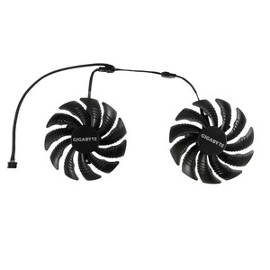 Ventilador de GPU PLD09210S12HH de 87 mm (90 mm) para Tarjetas Gráficas <span class=keywords><strong>Gigabyte</strong></span> RX480 RX580 RX570 RX 470/<span class=keywords><strong>570</strong></span>/580 GAMING, Repuesto de Refrigeración - Product Image 2