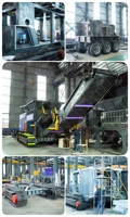 Déchiqueteuse mobile sur chenilles pour métaux lourds : ferraille, tôles d'acier, aluminium, fils de cuivre, fûts d'huile / fûts en acier