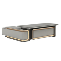 Bureau de direction de luxe pour PDG et managers, mobilier de bureau