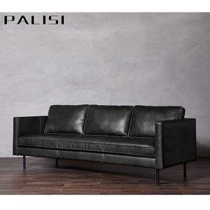 Top cuero de vaca moderno sofá de <span class=keywords><strong>3</strong></span> asientos estilo Retro Rotterdam sala de estar sofá de cuero seccional <span class=keywords><strong>3</strong></span> + <span class=keywords><strong>2</strong></span> + 1 Juego - Product Image 6