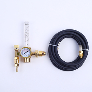 CGA320 <span class=keywords><strong>CGA580</strong></span> <span class=keywords><strong>Argon</strong></span> co2 régulateur double Co2 débitmètre soudage gaz régulateur avec filetage - Product Image 1