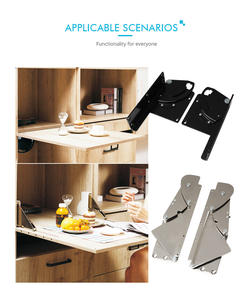 TOPCENT mobili <span class=keywords><strong>Hardware</strong></span> funzionale raccordi da tavolo pieghevoli supporto per porta a leva pieghevole connettore per mobili - Product Image 6