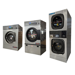Hot bán hoàn toàn tự động điện dọc máy giặt công nghiệp vắt cho khách sạn và bệnh viện giặt - Product Image 3