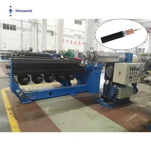 Shineworld Screw rotate speed 0 - 80r/min Wire And Cable XLPE/ PVC Insulation Extrusion Machine