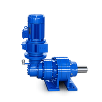 BAFFERO Seri N Reducer Gigi Helikal Sudut Kanan Planetary Gearbox Pengurang Kecepatan Motor  Poros Berongga/Kokoh ODM