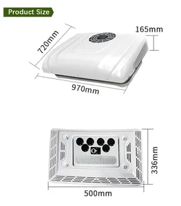 Unidades de refrigeração para caminhões teto superior 12v ar condicionado