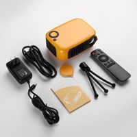 Projecteur de cinéma maison mural pour chambre à coucher, écran mobile intelligent pour projection domestique, projection portable pour dortoir étudiant, mini 3D A2000