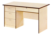 Fourniture d'usine à bas prix Bureau de professeur Table de bureau simple en bois avec tiroirs