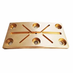 แผ่นทองแดงมีรูพรุนสำหรับปรับแต่งบล็อกสไลด์ C93400ทำจากทองแดง - Product Image 1