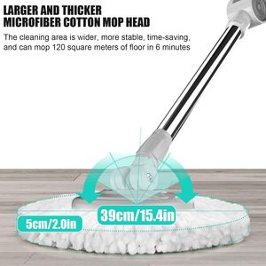 Vente en gros : Serpillère rotative 360° la plus vendue avec seau de nettoyage pour séparation eau sale - Product Image 3