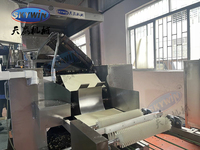 Ligne de four à gaufrettes automatique pour petites entreprises avec machine à enrober le chocolat, machine à gaufrettes au chocolat