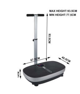 Plaque de vibration de haute qualité Machine d'exercice Crazy Fit masseur <span class=keywords><strong>Vibro</strong></span> <span class=keywords><strong>Shaper</strong></span> plaque de vibration - Product Image 6
