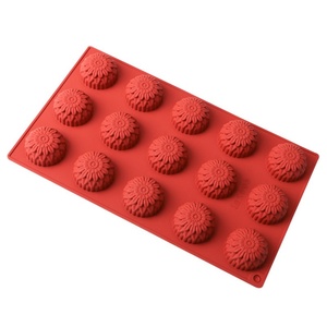 Tangchu Semi-circle Flower-shaped Oven Safe Cake Mold <b>Baking</b> Sunflower Ice Cream Chocolate Mousse Wholesale - Product Image 5