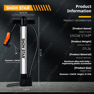 <span class=keywords><strong>Pompe</strong></span> <span class=keywords><strong>à</strong></span> air multifonctionnelle pour <span class=keywords><strong>vélo</strong></span> de montagne, <span class=keywords><strong>vélo</strong></span> de route et ballons - Product Image 5