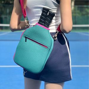 Factory Sports Juego de raqueta Pickleball de neopreno con cubierta protectora 2 raquetas de tenis de mesa y bolsa de Pádel con hebilla deportiva - Product Image 1