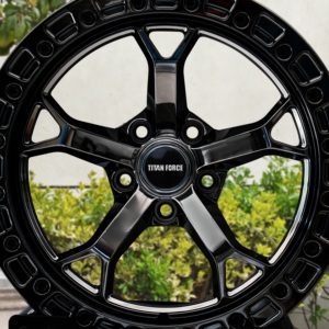ล้อแม็กสีดำไทเทเนียม17 18 19นิ้ว5X114.3โครเมี่ยมสีดำ beadlock สำหรับ Toyota GR86 Supra MK5 RX8รถแข่ง MAZDA Te37 - Product Image 4