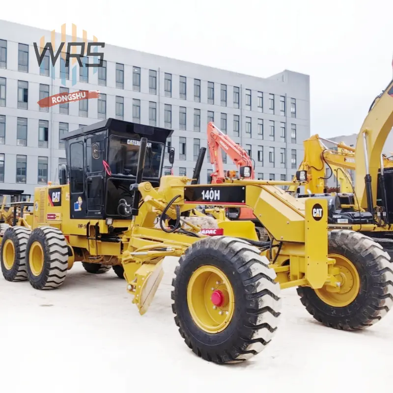 Used Motor Grader with Ripper Cat140h Caterpillar 140h for Sale in Stock