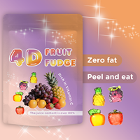 JuLong OEM Hot Sell Factory Populaire 4D Gepelde Gummy Candy's Zachte Snoepjes Fruitensap Snoepjes Natuurlijke Smaak