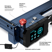 Machine de gravure et de découpe laser numérique CNC à puissance réglable haute précision 40W/24W pour bois, pierre, acrylique, cuir, bijoux