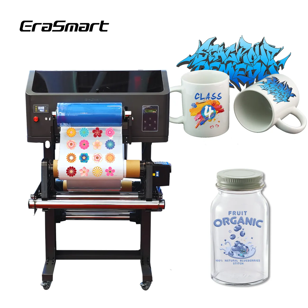 Roll to Roll Sticker UV Printer and Laminating Printing Memjet Printer Digital Color Inkjet Printer