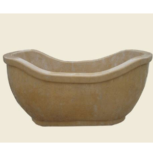 Baignoire en pierre <span class=keywords><strong>de</strong></span> travertin beige <span class=keywords><strong>de</strong></span> forme ovale <span class=keywords><strong>moins</strong></span> chère en gros - Product Image 2