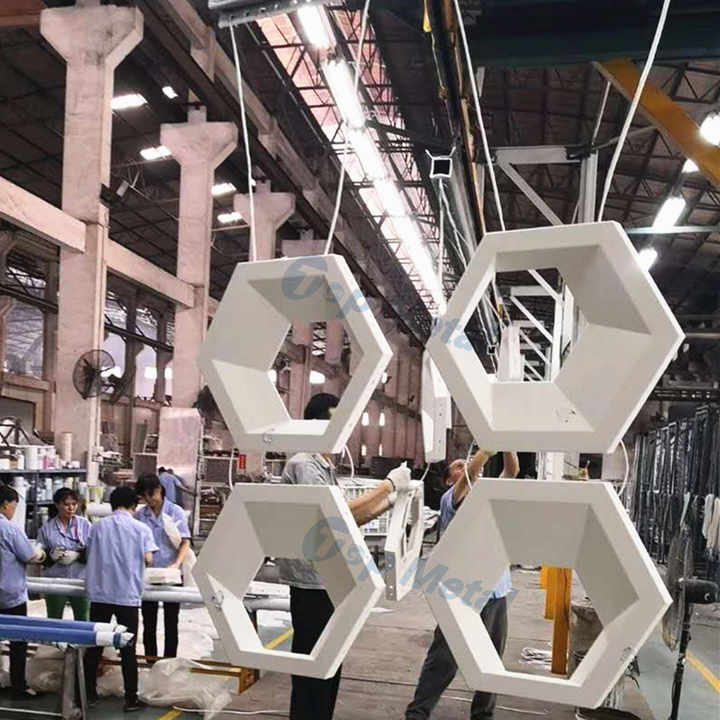 Metal Cladding Hexagonal Outdoor Hexagon Aluminum Cladding - Durable & Stylish