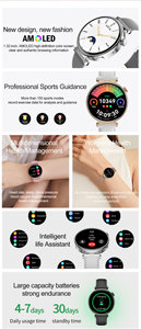 2024 jam tangan pintar wanita, arloji Cerdas olahraga <span class=keywords><strong>Android</strong></span> IOS IP68 tahan air untuk wanita - Product Image 3