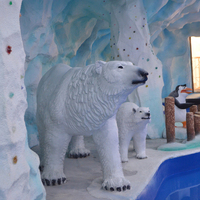 Décoration de noël Réaliste Fiber De Verre Animatronic Cerf