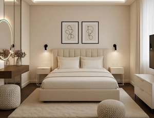 Ensembles <span class=keywords><strong>de</strong></span> meubles <span class=keywords><strong>de</strong></span> chambre à coucher en <span class=keywords><strong>bois</strong></span> <span class=keywords><strong>de</strong></span> taille personnalisée, modernes et sur mesure, avec panneau <span class=keywords><strong>de</strong></span> tête <span class=keywords><strong>de</strong></span> <span class=keywords><strong>lit</strong></span> professionnel pour hôtels et appartements - Product Image 1
