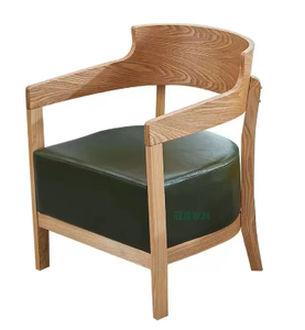 Modern Nordic Style Solid Wood Frame Lounge <b>Sofa</b> Chair Eco-Friendly Durable Hotel Living Room Upholstered Armchair - Product Image 6