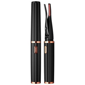 Recourbe-cils chauffant électrique portable en plastique pour rehaussement de cils et maquillage - Product Image 1