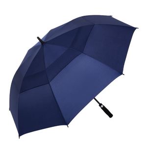 Promotional 30 Inch Automatic Open Golf <b>Umbrella</b> Oversize Extra Large Double Canopy Vented <b>Windproof</b> Waterproof 190T Pongee - Product Image 1