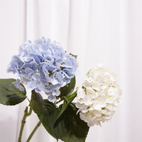 Bulk Real Touch Latex Hortensia Kunstmatige 64cm Grote Bloemkop voor 2026 Luxe Bruiloft Tafeldecoratie Bloemwand Groothandel