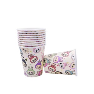 Fournitures pour fête sur le thème des personnages de dessins animés <span class=keywords><strong>Bubu</strong></span> les Monstres, vaisselle jetable, décorations d'anniversaire, rassemblement en plein air - Product Image 5