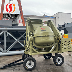 Mezcladora de Concreto de Diseño Compacto con Motor de Gasolina, Guincho y Elevador, Montaje Rápido, Tolva <span class=keywords><strong>Desmontable</strong></span> Portátil - Product Image 4