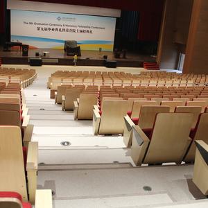 Sillas plegables de tela roja de lujo para uso comercial, asientos para cine, auditorio, iglesia, gran oferta - Product Image 3