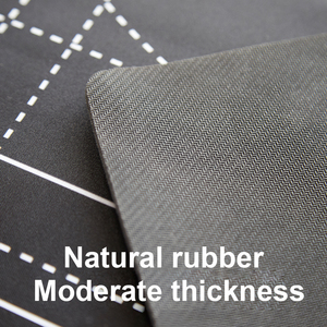 Estera de rompecabezas de goma impermeable para niños, 760x120x3mm, color negro - Product Image 5